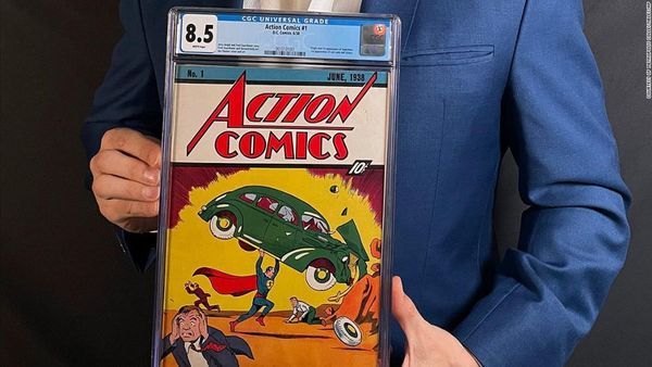 Un cómic de Superman alcanza un precio récord en una subasta, ¿a qué se debe?