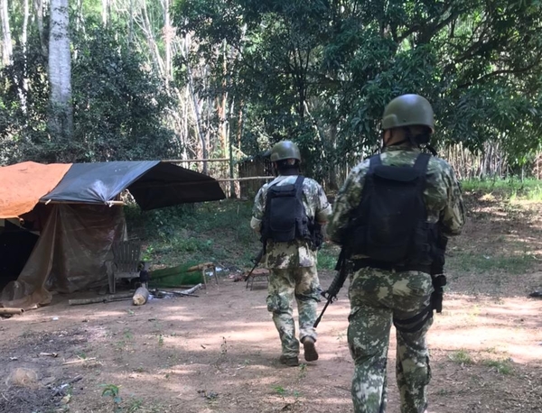 Destruyen campamentos clandestinos en el Acaray