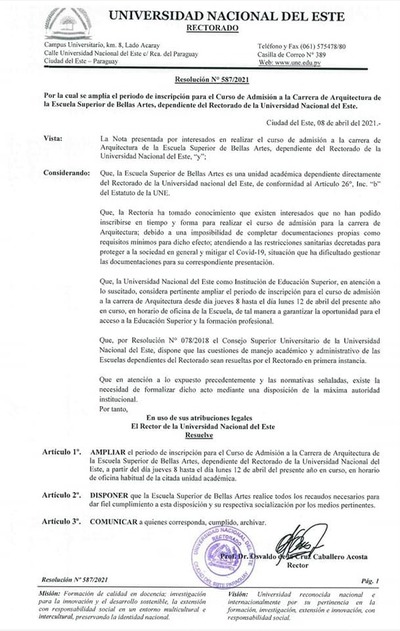 ESBA prorroga hasta el lunes inscripción para Arquitectura - La Clave