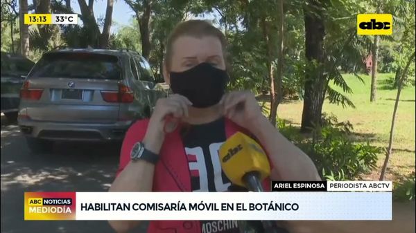 Habilitan comisaría móvil en el Botánico - ABC Noticias - ABC Color
