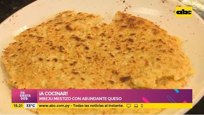 Mbeju mestizo con abundante queso - Ensiestados - ABC Color