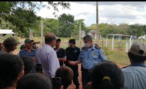 Policía comunica a campesinos sobre próximo desalojo en Yby Yaú