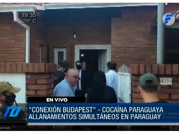 Allanamientos por envío de droga a Europa
