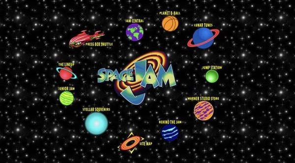 Cultura pop nostalgia: la web de Space Jam 1996 sigue viva