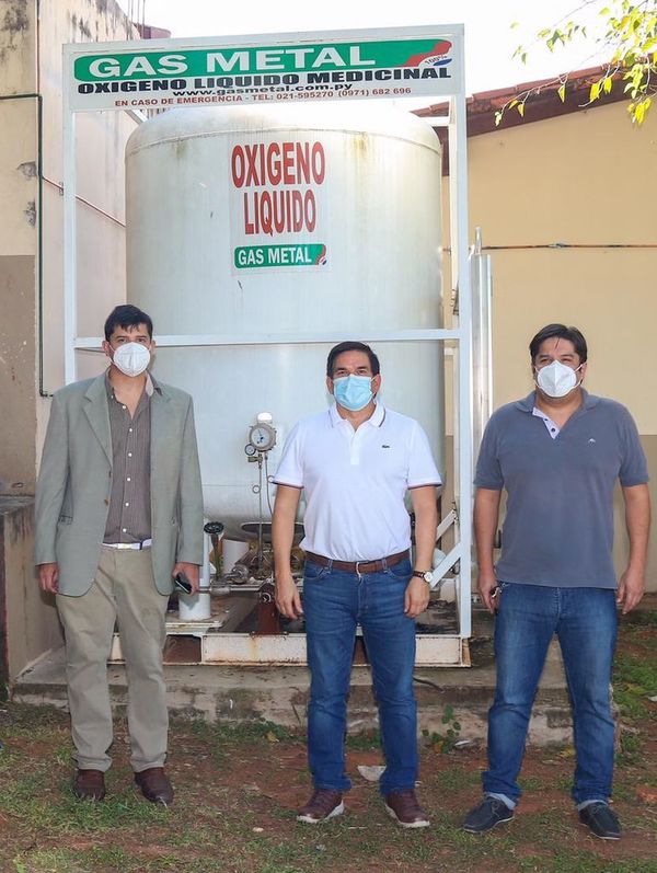 Carapeguá: Habilitan red de oxígeno para pacientes con coronavirus - Nacionales - ABC Color