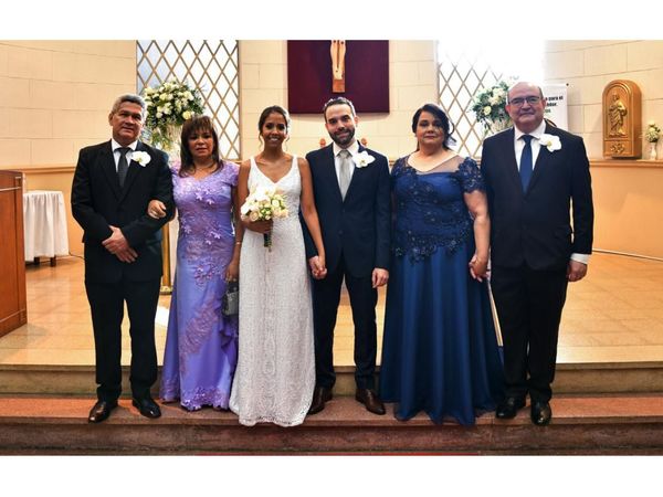 Patricia y José se unieron en matrimonio