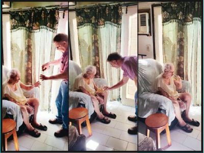 Abuelo de 94 años venció al COVID-19 y después cerveceó