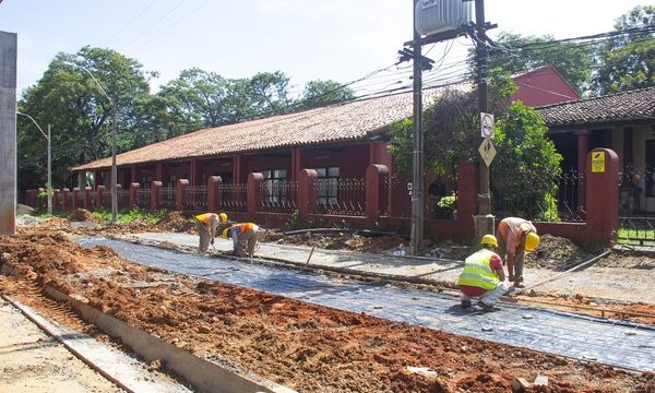 Escuela Solar de Artigas ya cuenta con nuevas y ampliadas aceras