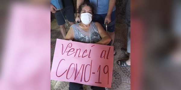 ALTA DE PACIENTE DE 72 AÑOS CON COVID 19.