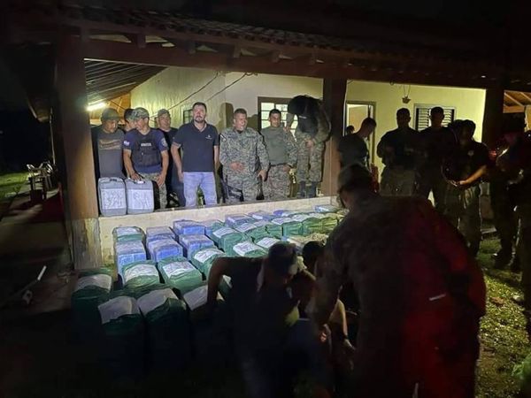 Alto Paraguay: imputan a cinco personas por incautación de 1.344 kilos de cocaína