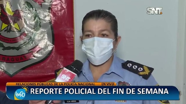 Reporte policial del fin de semana - SNT