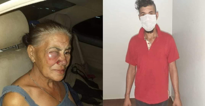 Hombre golpeó brutalmente a su propia madre - Noticiero Paraguay