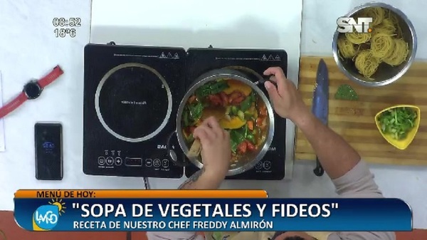 Cocina LMCD: Sopa de vegetales con fideo - SNT