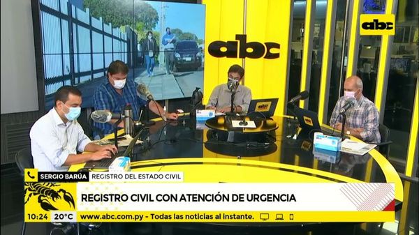 Registro civil con atención de urgencia - A La Gran 7-30 - ABC Color