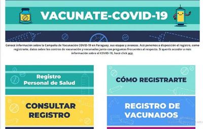 Plataforma de inscripción para vacunación está lista, asegura el MITIC