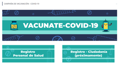 SISTEMA DE REGISTRO PARA VACUNACIÓN ESTÁ LISTO, ASEGURA MINISTRO