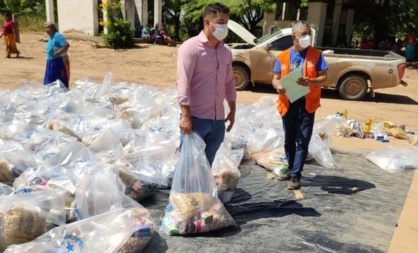 Realizan operativo de ayuda humanitaria en comunidades indígenas del Chaco