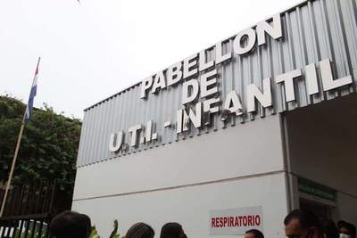 Habilitan pabellón de UTI para niños en Ciudad del Este