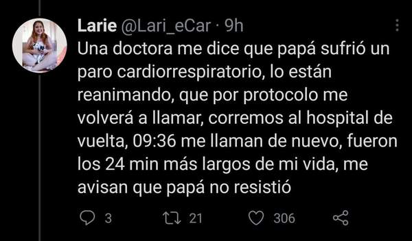 Joven relata el duro golpe que recibió su familia a causa del covid-19