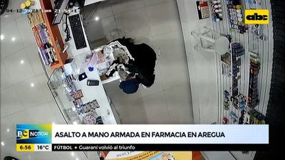 Asalto a mano armada en farmacia de Areguá - ABC Noticias - ABC Color
