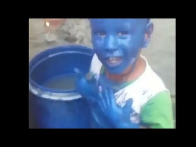 NIÑOS SE HACEN VIRAL TRAS SER SORPRENDIDOS CON LA CARA LLENO DE PINTURA