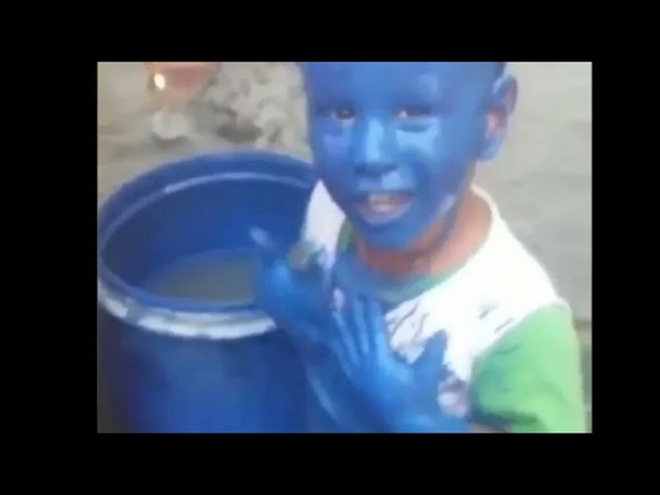 NIÑOS SE HACEN VIRAL TRAS SER SORPRENDIDOS CON LA CARA LLENO DE PINTURA