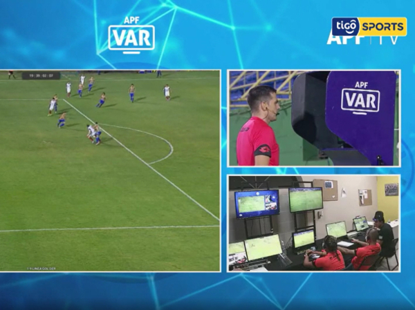 El análisis del VAR en el partido entre Luqueño y Cerro