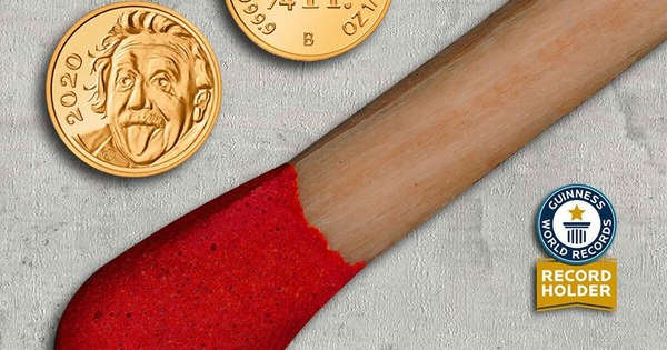 La Nación / Einstein saca la lengua en la moneda más pequeña del mundo