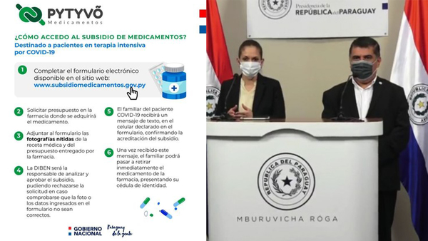 LANZAN “PYTYVÕ MEDICAMENTOS” PARA ASISTIR A PACIENTES CON COVID-19 INTERNADOS EN UTI