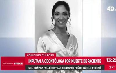 Imputan a odontóloga tras muerte de joven a causa de intoxicación con flúor