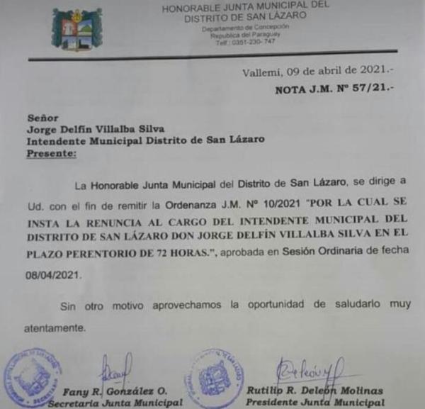 Concejales de San Lázaro maniobran para sacar del cargo a intendente | Radio Regional 660 AM