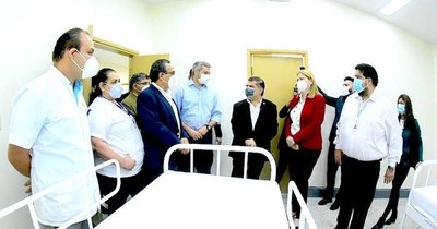 La Nación / Gobernación de Central y Salud inauguraron ayer un nuevo pabellón