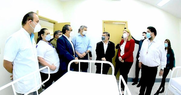 La Nación / Gobernación de Central y Salud inauguraron ayer un nuevo pabellón