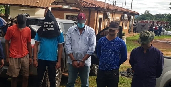 Detienen a presuntos miembros de una banda criminal en San Pedro - Noticiero Paraguay