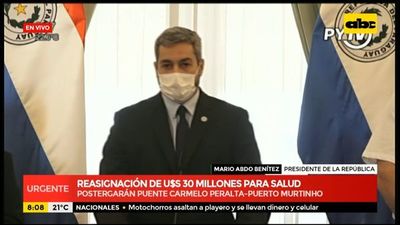 Tras blindaje colorado a fondos sociales, Abdo anuncia postergación de licitación de puente - A la gran 730 - ABC Color