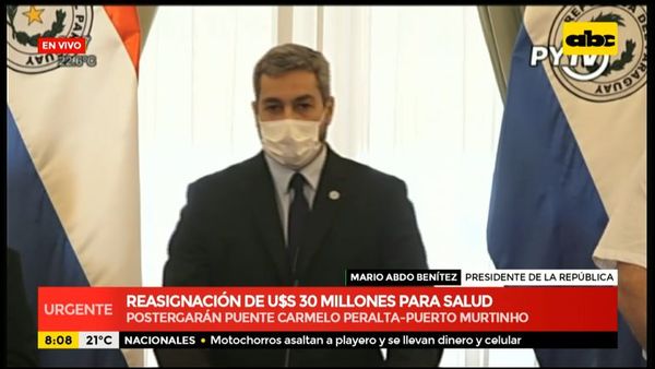 Tras blindaje colorado a fondos sociales, Abdo anuncia postergación de licitación de puente - A la gran 730 - ABC Color