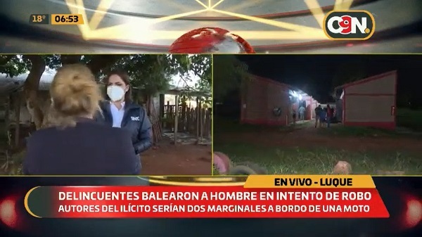 Motochorros balean a hombre que intentó huir de asalto