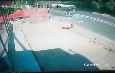 Violento choque sobre la ruta Transchaco