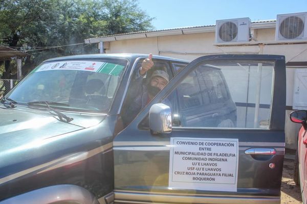 Municipio de Filadelfia entrega vehículo a Puesto de Salud de Uje Lhavos - Nacionales - ABC Color