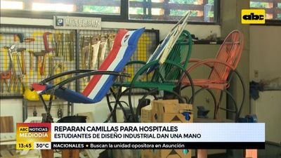 Estudiantes reparan camillas para hospitales - ABC Noticias - ABC Color