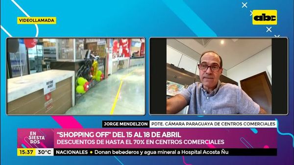 “Shopping off” del 15 al 18 de abril - Ensiestados - ABC Color