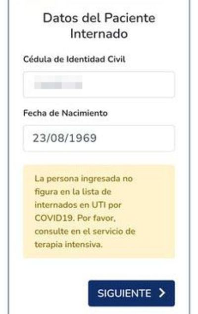 Por estar en cama improvisada, paciente no puede acceder al Pytyvõ Medicamentos - ADN Digital