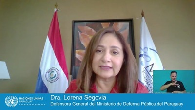 Defensora General, en conversatorio de Naciones Unidas Paraguay - Judiciales.net