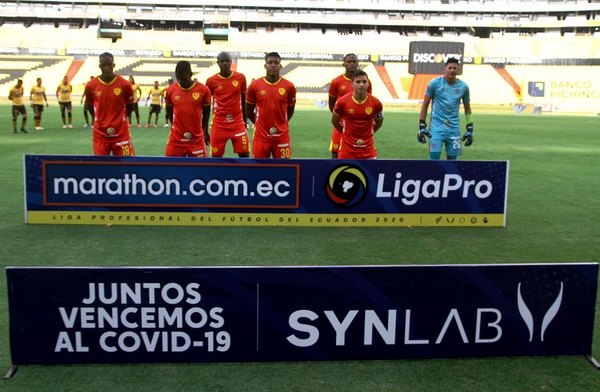 En el fútbol ecuatoriano, el Aucas entró a jugar con siete jugadores