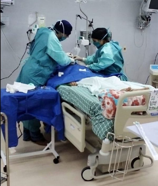 Por estar en UTI improvisada, paciente no puede acceder al Pytyvõ Medicamentos