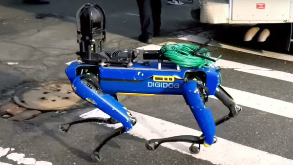 La aparición de un perro robot durante una detención en Nueva York causa revuelo en las redes | Ñanduti