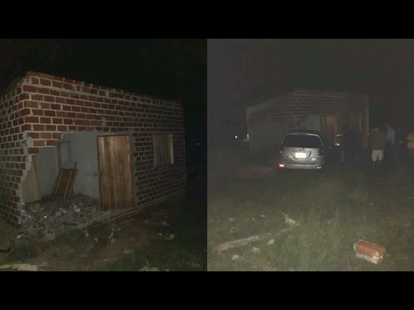 CONDUCTOR ALCOHOLIZADO DERRIBÓ PARTE DE UNA VIVIENDA EN CAMBYRETÁ