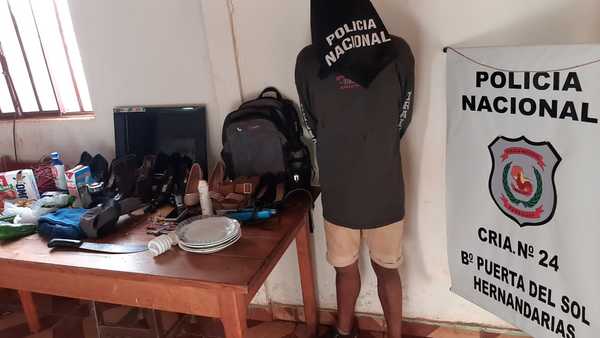 Atrapan a ratero domiciliario cuando estaba “pelando” una casa ajena - La Clave