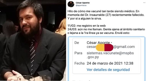 Diario HOY | Médico relata las dificultades que debió afrontar para agendarse y recibir la vacuna contra el COVID-19