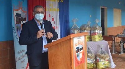 En Guairá realizan el lanzamiento de entrega de kits de alimentos - Noticiero Paraguay